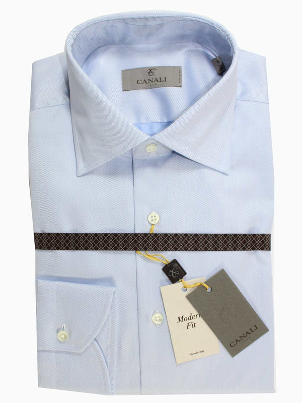 Canali Dress Shirt Light Blue - Modern ...